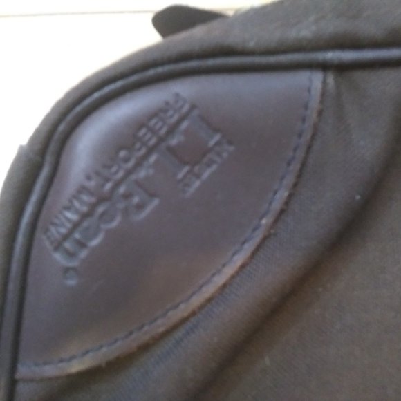 LL Bean Canvas laptop bag dark Brown . Unisex - Picture 6 of 14
